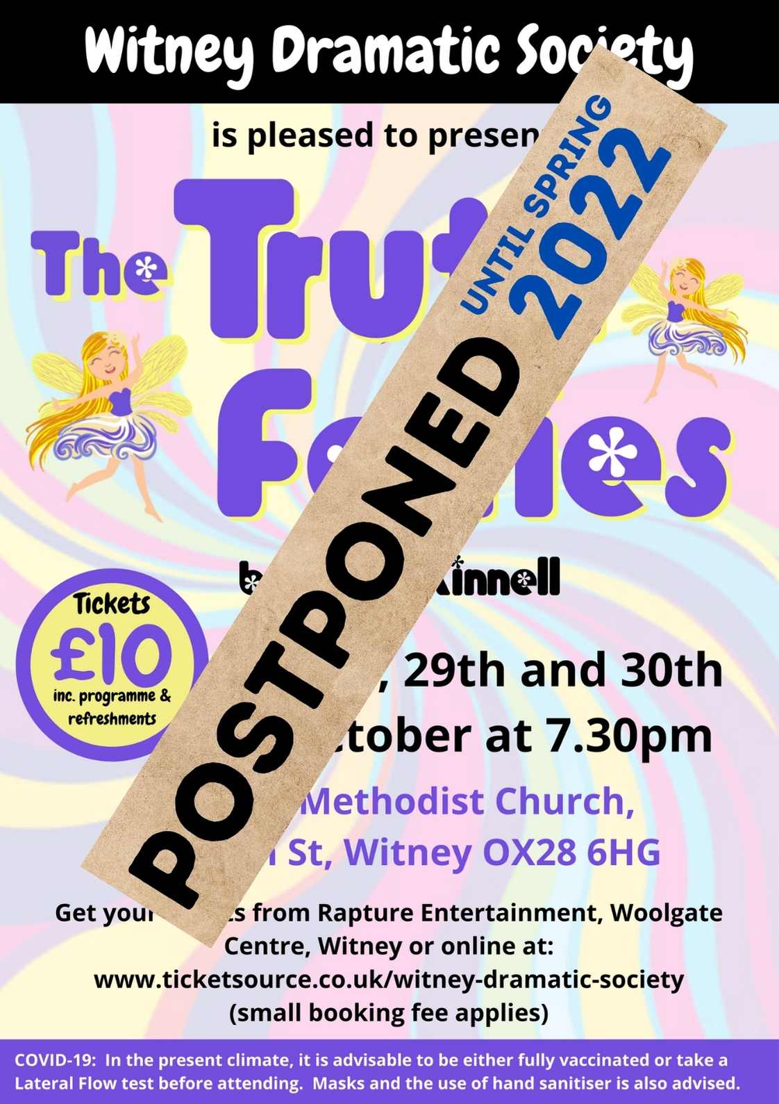 Truth Fairies postponed